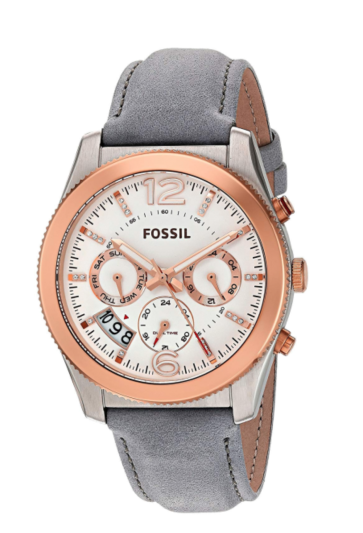 Correa de reloj Fossil ES4081 Cuero Gris 20mm